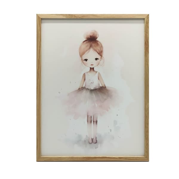 Little Princess Dance Little Princess Dance, 40x50 cm, sort aluminiumsramme, 230 gsm mat papir