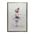 Miniatyrbild 6 av 10: Dancing Ballerina - Pink Magic Dancing Ballerina - Pink Magic, 30x40 cm, mörkbrun träram, 230 gsm matt papper