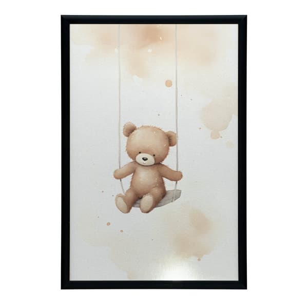Bamse på gynge Bamse på gynge, 70x100 cm, uindrammet, 230 gsm mat papir
