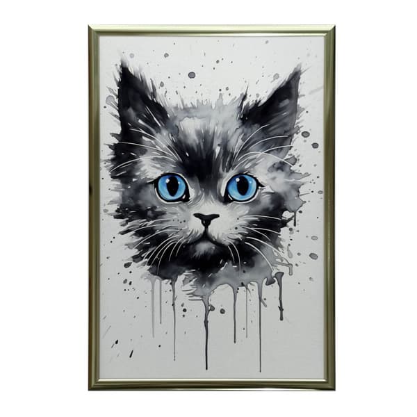 Akvarel kat Akvarel kat, 40x50 cm, uindrammet, 230 gsm mat papir