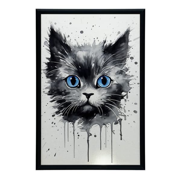 Akvarel kat Akvarel kat, 40x50 cm, uindrammet, 230 gsm mat papir