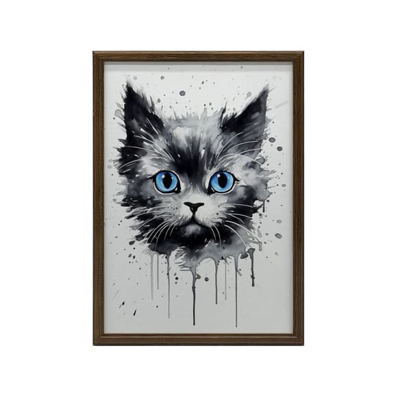 Akvarel kat Akvarel kat, 40x50 cm, uindrammet, 230 gsm mat papir