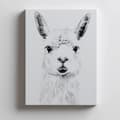 Miniatyrbillede 4 af 10: Subtle Lama Subtle Lama, 50x70 cm, guld aluminiumsramme, 230 gsm mat papir