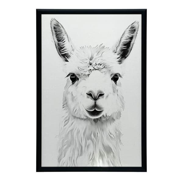 Subtle Lama Subtle Lama, 50x70 cm, guld aluminiumsramme, 230 gsm mat papir