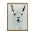 Miniatyrbillede 1 af 10: Subtle Lama Subtle Lama, 50x70 cm, guld aluminiumsramme, 230 gsm mat papir