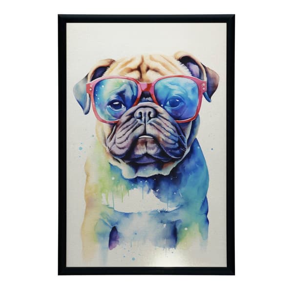 Funny Pug Funny Pug, 70x100 cm, uindrammet, 230 gsm mat papir