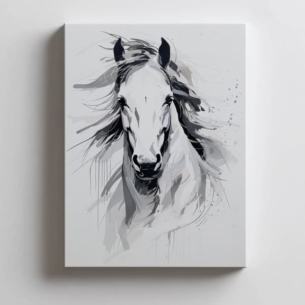 Hestens subtile elegance Hestens subtile elegance, 30x40 cm, uindrammet, 230 gsm mat papir