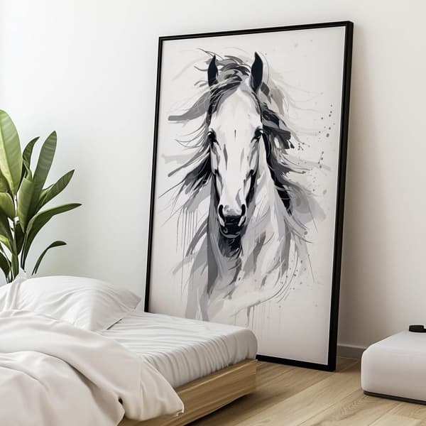Hestens subtile elegance Hestens subtile elegance, 30x40 cm, uindrammet, 230 gsm mat papir