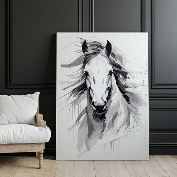 Hestens subtile elegance Hestens subtile elegance, 30x40 cm, uindrammet, 230 gsm mat papir