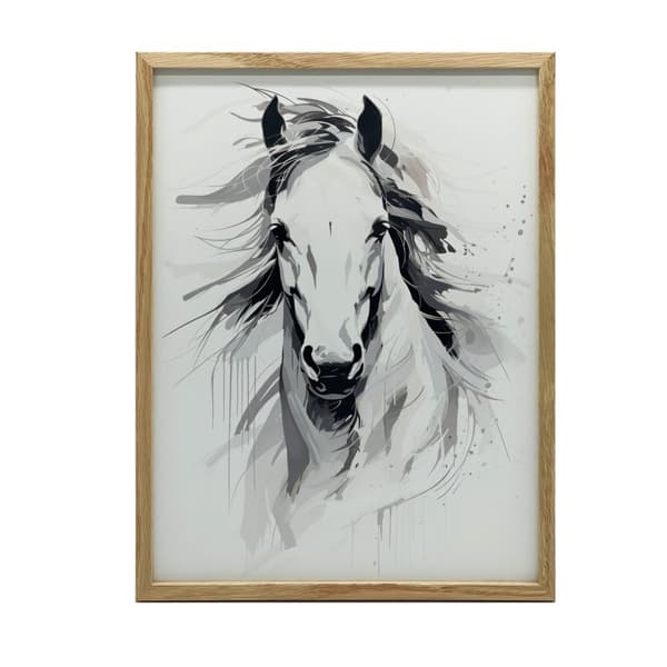 Hestens subtile elegance Hestens subtile elegance, 30x40 cm, uindrammet, 230 gsm mat papir