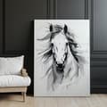 Pikkukuva 6 / 10: Subtle Elegance of the Horse Subtle Elegance of the Horse, 30x40 cm, musta alumiinirunko, 230 gsm mattapaperi