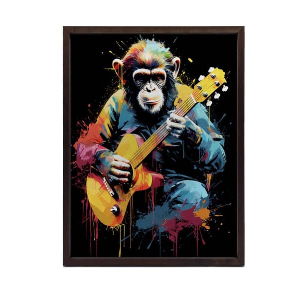 Abe med guitar Abe med guitar, 60x90 cm, uindrammet, 230 gsm mat papir