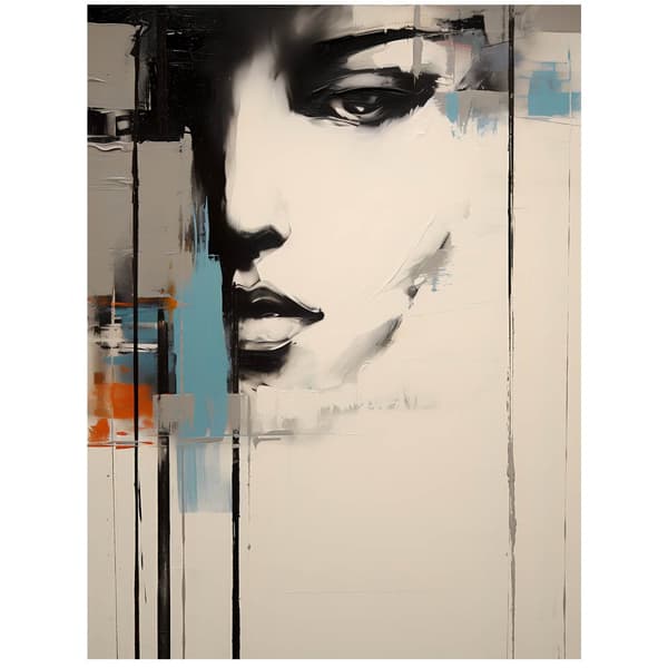 Urban Femininity in Abstraction Urban Femininity in Abstraction, 30x40 cm, uindrammet, 230 gsm mat papir