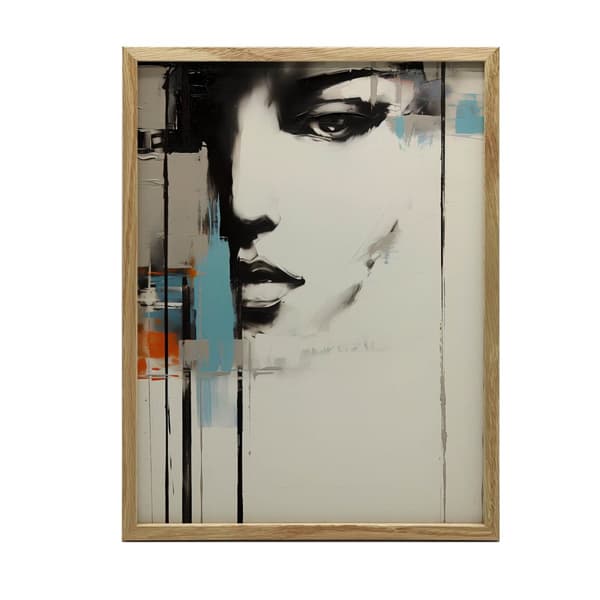 Urban Femininity in Abstraction Urban Femininity in Abstraction, 30x40 cm, oinramad, premiumduk på bår