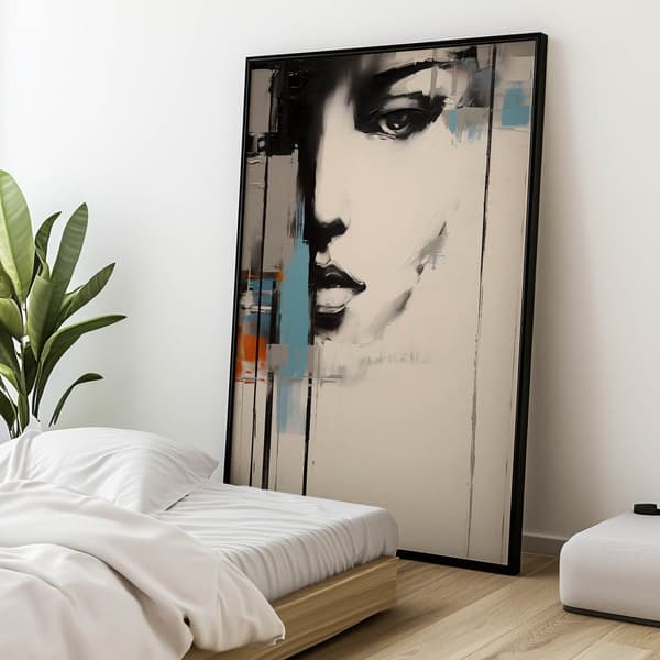 Urban Femininity in Abstraction Urban Femininity in Abstraction, 70x100 cm, uindrammet, premium lærred på båre