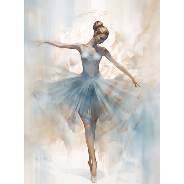 Ethereal Dance of the Ballerina Ethereal Dance of the Ballerina, 50x70 cm, uindrammet, 230 gsm mat papir