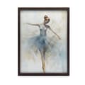 Miniatyrbild 2 av 10: Ethereal Dance of the Ballerina Ethereal Dance of the Ballerina, 40x50 cm, svart aluminiumram, 230 gsm matt papper