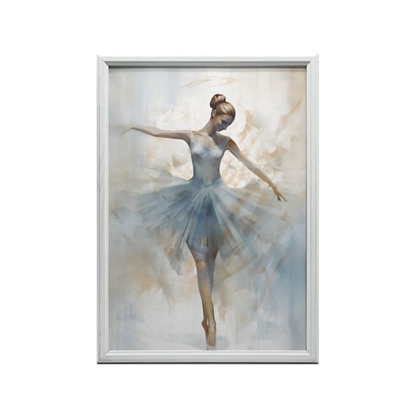 Ethereal Dance of the Ballerina Ethereal Dance of the Ballerina, 70x100 cm, lys egetræsramme, 230 gsm mat papir