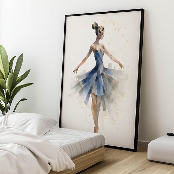 Elegance of the Ballerina Dance Elegance of the Ballerina Dance, 40x50 cm, musta alumiinirunko, 230 gsm mattapaperi