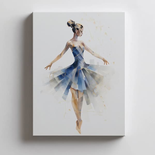 Elegance of the Ballerina Dance Elegance of the Ballerina Dance, 70x100 cm, uindrammet, premium lærred på båreramme