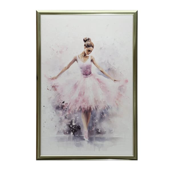 Förtrollande ballerinadans Förtrollande ballerinadans, 30x40 cm, oinramad, premiumduk på bårram