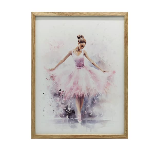 Förtrollande ballerinadans Förtrollande ballerinadans, 30x40 cm, oinramad, premiumduk på bårram