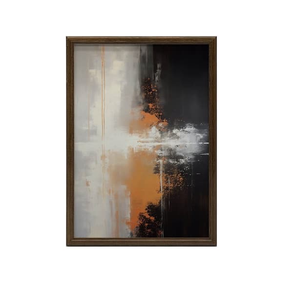 Tangled farver Tangled farver, 30x40 cm, guld aluminiumsramme, 230 gsm mat papir