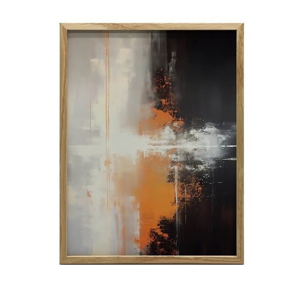 Tangled farver Tangled farver, 30x40 cm, guld aluminiumsramme, 230 gsm mat papir