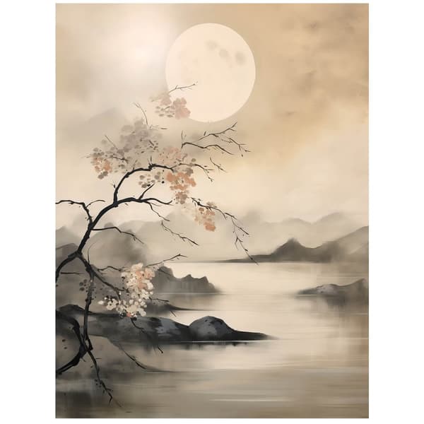 Misty Lake Misty Lake, 50x70 cm, uindrammet, 230 gsm mat papir