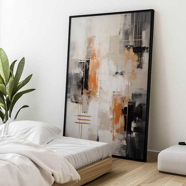 Industriel abstraktion Industriel abstraktion, 40x50 cm, sort aluminiumsramme, 230 gsm mat papir
