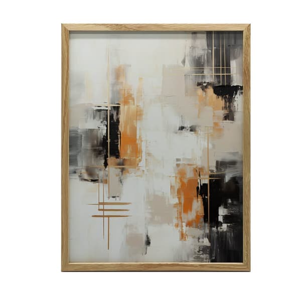 Industriel abstraktion Industriel abstraktion, 40x50 cm, sort aluminiumsramme, 230 gsm mat papir