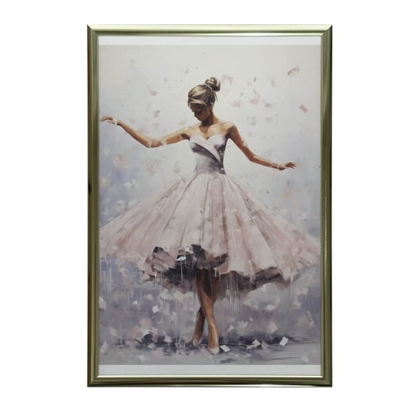 Ballet Dream Ballet Dream, 30x40 cm, mørkebrun træramme, 230 gsm mat papir