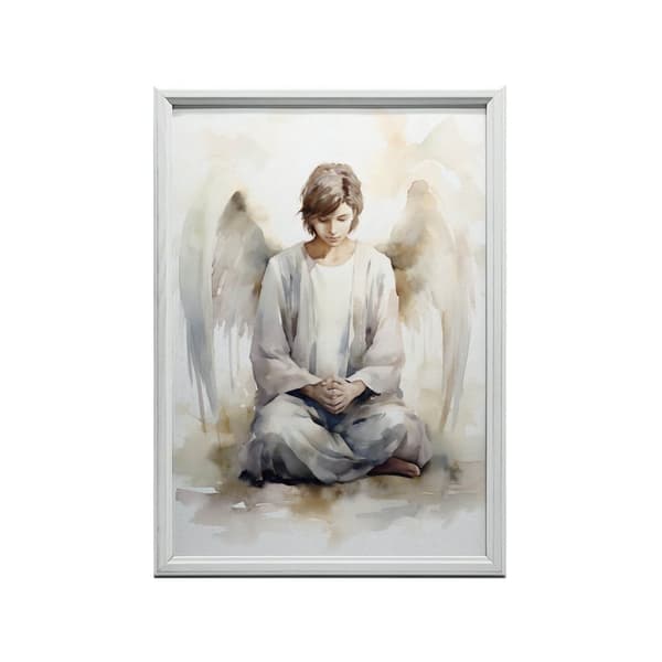 Angel's Prayer: Boy in Pastel Angel's Prayer: Boy in Pastel, 60x90 cm, uindrammet, 230 gsm mat papir