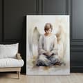 Miniatyrbild 8 av 11: Angel's Prayer: Boy in Pastell Angel's Prayer: Boy in Pastell, 30x40 cm, svart aluminiumram, 230 gsm matt papper