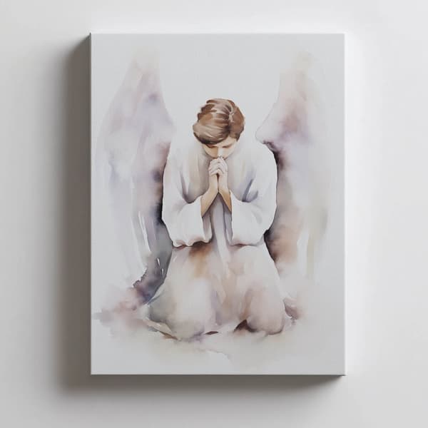 Angel Prayer Angel Prayer, 30x40 cm, lys egetræsramme, 230 gsm mat papir