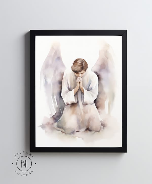 Angelic Prayer Angelic Prayer, 50x70 cm, uindrammet, premium lærred på båreramme