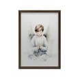 Miniatyrbillede 6 af 11: Angelic Prayer of a Boy Angelic Prayer of a Boy, 40x50 cm, guld aluminiumsramme, 230 gsm mat papir