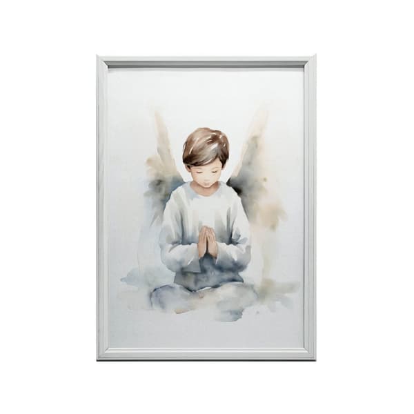 Angelic Prayer of a Boy Angelic Prayer of a Boy, 40x50 cm, guld aluminiumsramme, 230 gsm mat papir