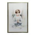 Miniatyrbillede 9 af 11: Angelic Prayer of a Boy Angelic Prayer of a Boy, 40x50 cm, guld aluminiumsramme, 230 gsm mat papir