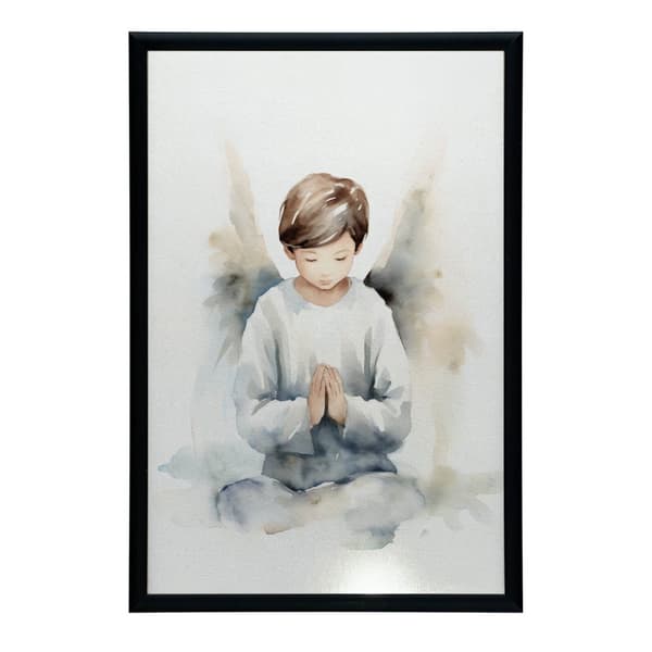 Angelic Prayer of a Boy Angelic Prayer of a Boy, 40x50 cm, guld aluminiumsramme, 230 gsm mat papir