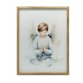 Miniatyrbillede 1 af 11: Angelic Prayer of a Boy Angelic Prayer of a Boy, 40x50 cm, guld aluminiumsramme, 230 gsm mat papir
