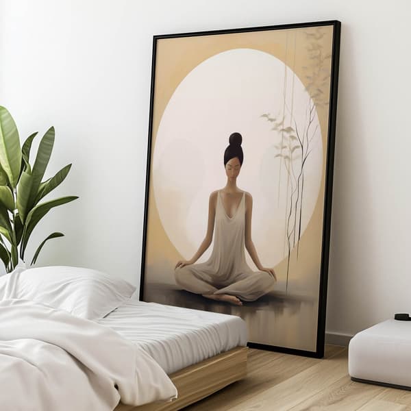 Inner Harmony Inner Harmony, 40x50 cm, guld aluminiumsramme, 230 gsm mat papir