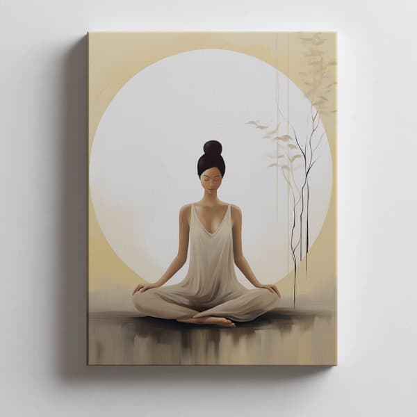Inner Harmony Inner Harmony, 50x70 cm, mørkebrun træramme, 230 gsm mat papir