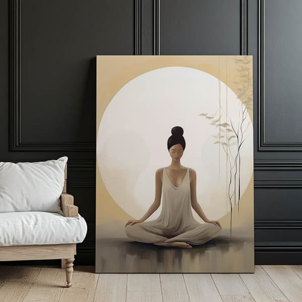 Inner Harmony Inner Harmony, 50x70 cm, mørkebrun træramme, 230 gsm mat papir
