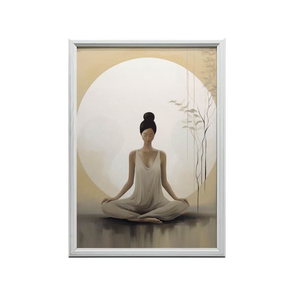 Inner Harmony Inner Harmony, 50x70 cm, mørkebrun træramme, 230 gsm mat papir