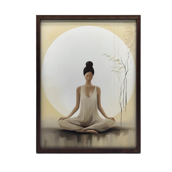 Inner Harmony Inner Harmony, 50x70 cm, mørkebrun træramme, 230 gsm mat papir
