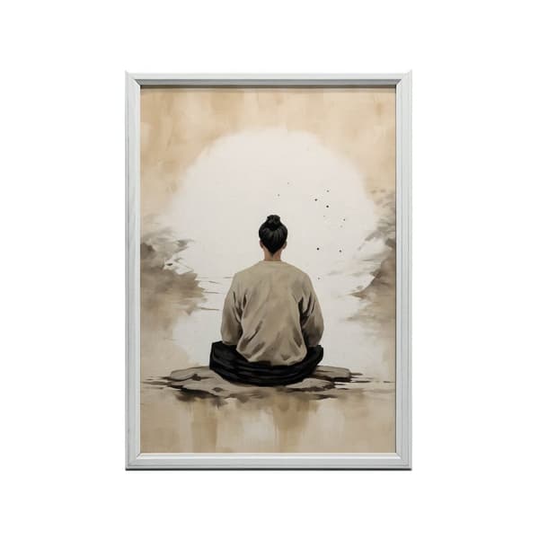 Mediterende mand Mediterende mand, 60x90 cm, uindrammet, 230 gsm mat papir