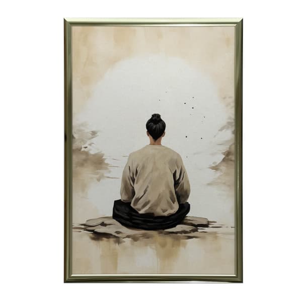Mediterende mand Mediterende mand, 60x90 cm, uindrammet, 230 gsm mat papir