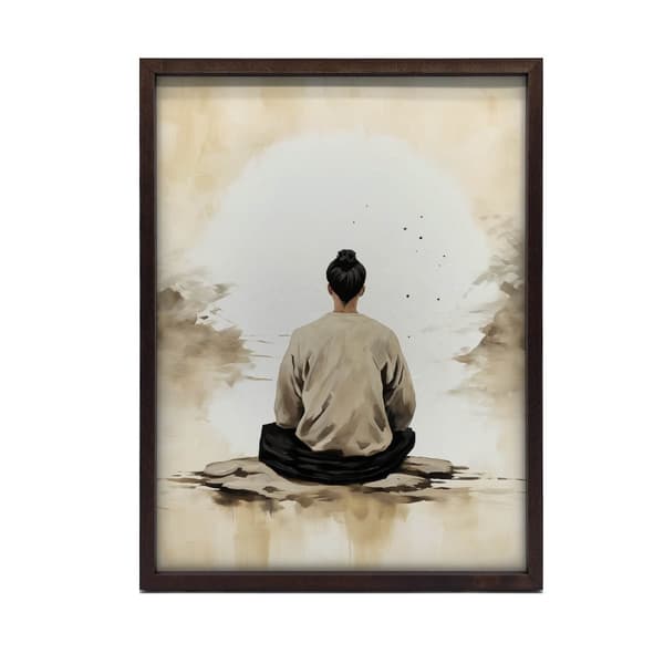 Mediterende mand Mediterende mand, 60x90 cm, uindrammet, 230 gsm mat papir