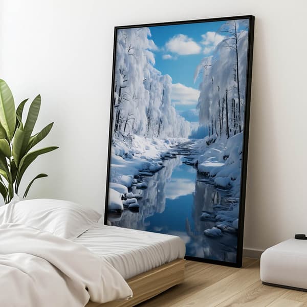 Winter Charms Winter Charms, 60x90 cm, sort aluminiumsramme, 230 gsm mat papir